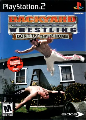 Backyard Wrestling - Don't Try This at Home box cover front